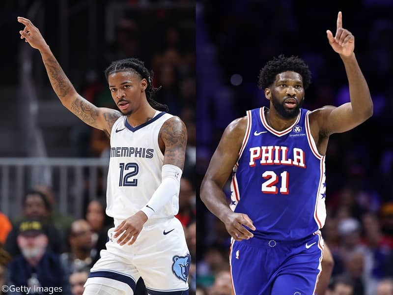 今季第9週の週間MVPにグリズリーズのモラント、シクサーズのエンビードが選出