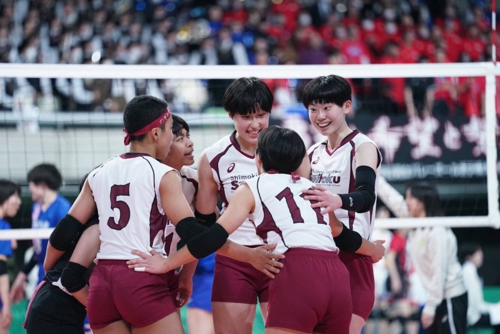 二冠女王・下北沢成徳が郡山女大附をストレートで下す【春高2024】