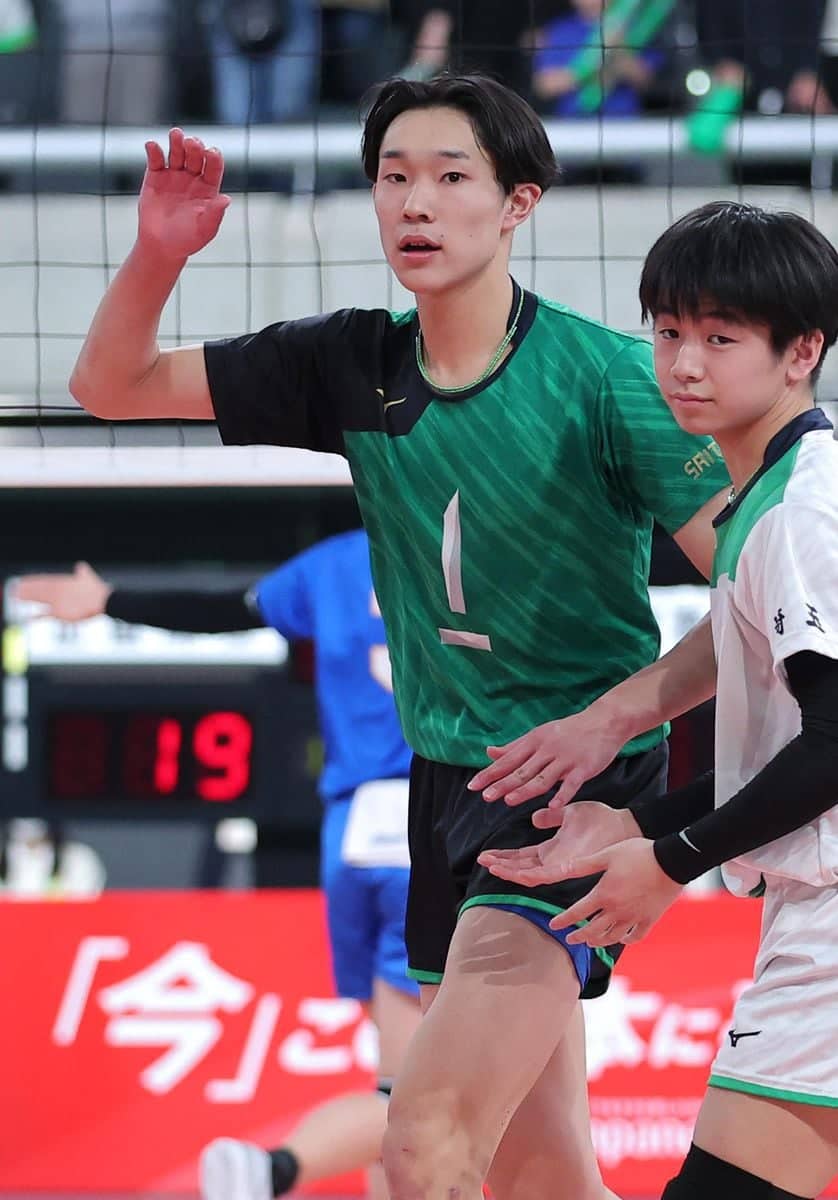正智深谷 主将の誕生日に大会2勝目 春高バレー男子 | バーチャル春高