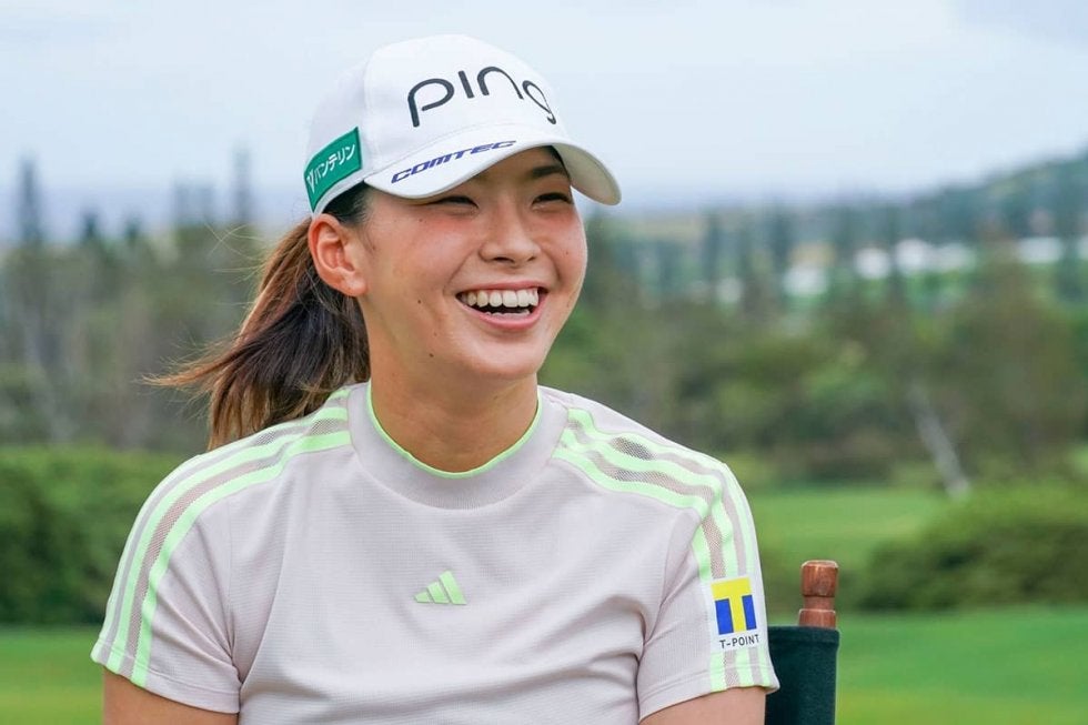 「淡い感じの色がかわいい」渋野日向子がハワイでアディダスのイベントに登場