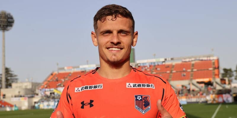 今治が柏退団のFWアンジェロッティを獲得！　昨季はレンタル先の大宮で34試合5得点