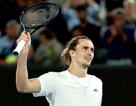 2年ぶり5度目の16強へ ズベレフが快勝