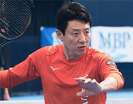 松岡修造 テニス教室で熱血指導 | テニス | スポーツブル (スポブル)