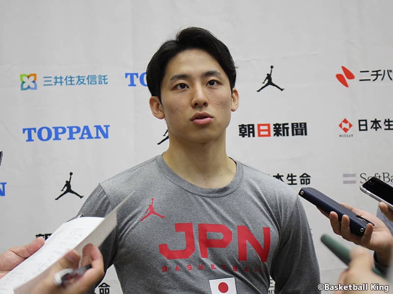 アジア杯予選に臨む河村勇輝「チームが成長できる2試合に」…昨年のW杯では世界屈指のガードと対峙