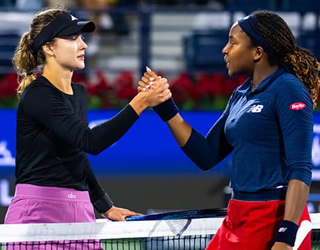 予選からガウフ撃破し4強へ