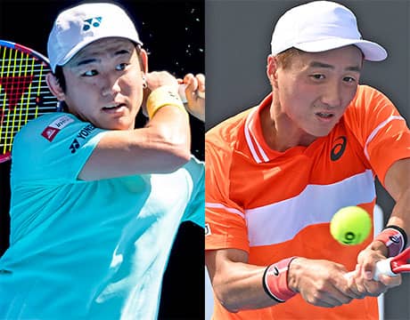 西岡良仁＆望月慎太郎 初戦の相手決定