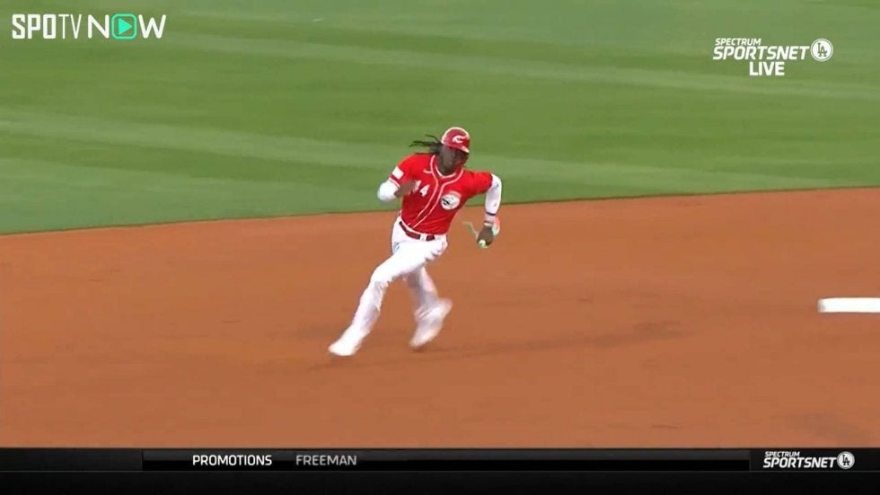 「彼は空を飛べるんだよ」と現地実況 超メジャー級の“リアルピノ”ことデラクルーズの走りが完全に人間離れ