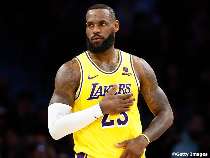 レブロン・ジェームズがレギュラーシーズン通算出場で6位浮上…キャリア