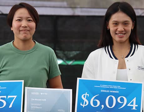 かしわOP女子 ウェイが優勝