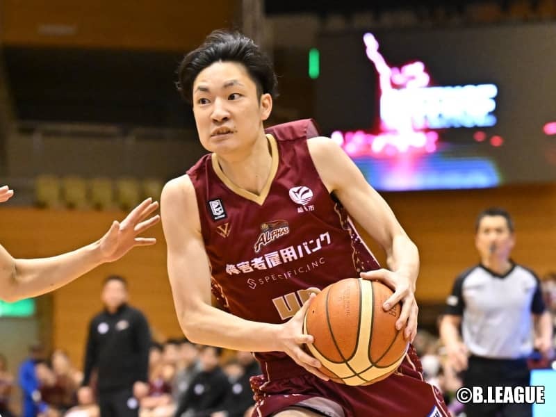 越谷アルファーズが飯田鴻朗との契約を解除…今後は練習生として活動