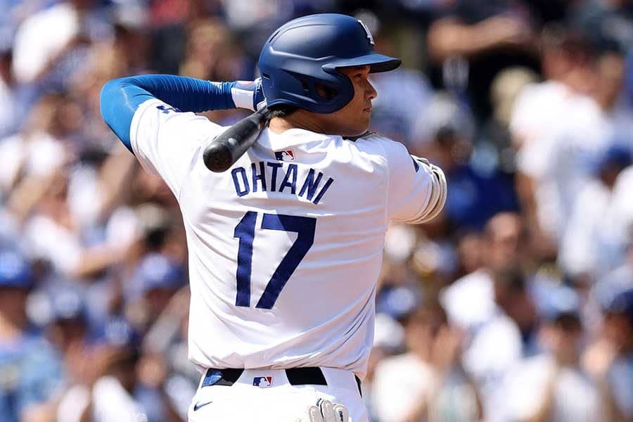 大谷翔平は「2番・DH」　背番号「42」で3試合ぶり5号に期待、松井秀喜超えなるか