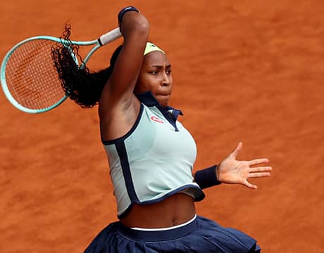 “ダブルベーグル”の圧勝劇 ガウフが3回戦へ