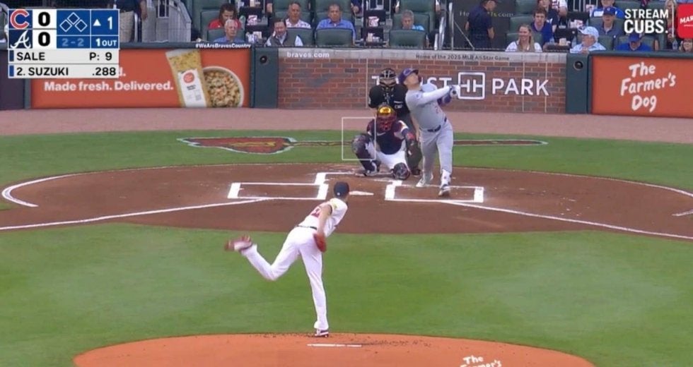 衝撃の魔球！一体、何が起きた…！？ カブス・鈴木誠也が内角をエグられた　最強左腕のエグい角度で曲がる“極悪スライダー”がヤバすぎる「怖っ！」「打てるわけない…」