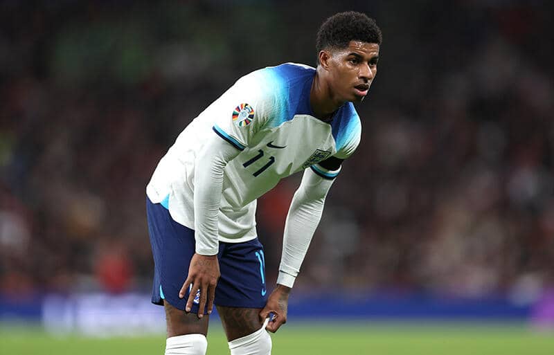 イングランド代表落選のラッシュフォード…選考にはOBから疑問の声も「調子の悪い選手でも選んできたのに…」