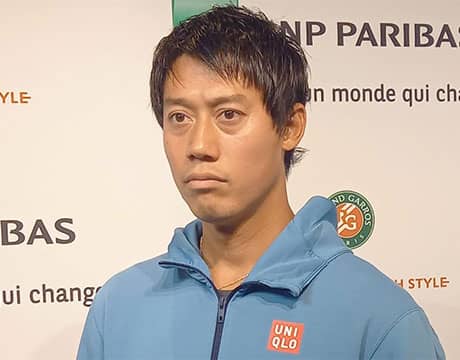 錦織圭 全仏OPへ「1回戦突破目指す」