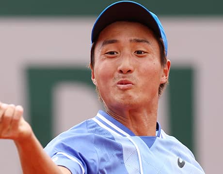 望月慎太郎 世界8位に屈し初戦敗退