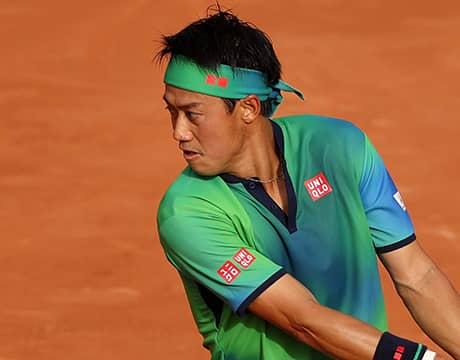 錦織「様子見て決める」棄権の可能性も示唆