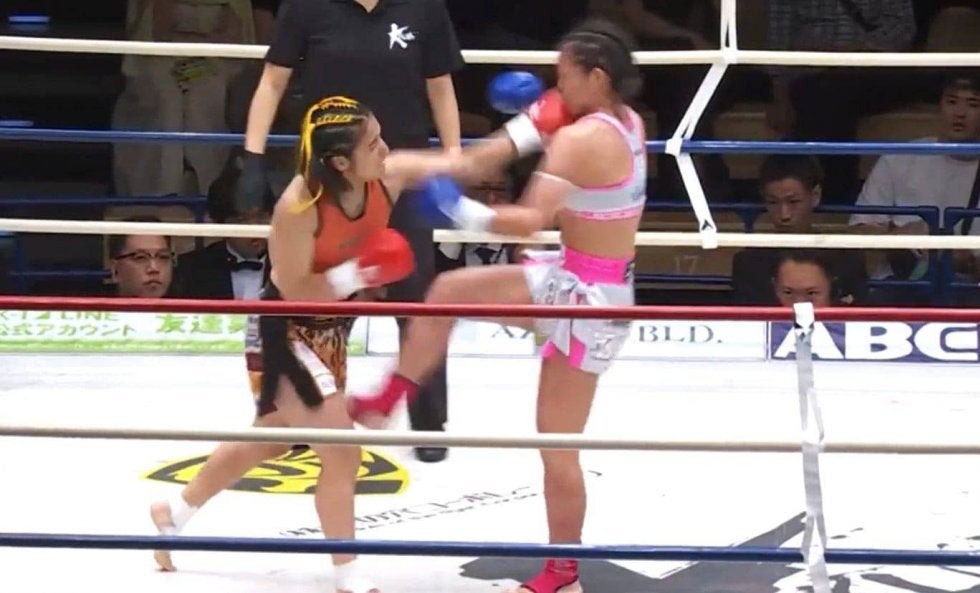 「すげーの入った」女子軽量級で衝撃KO 「女子でこの勝ち方は凄い」ファン騒然