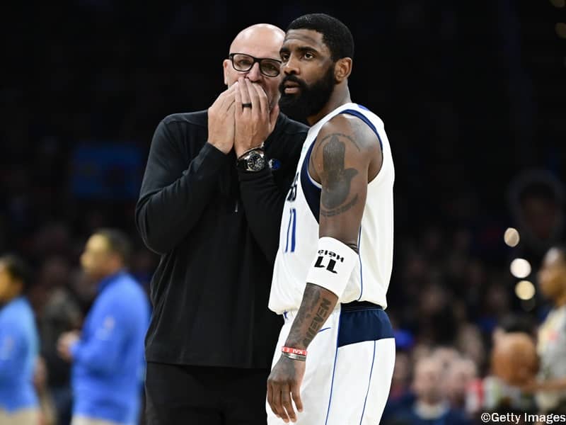 カイリー・アービングがプレーオフ通算得点でマブスの指揮官キッドの記録を突破