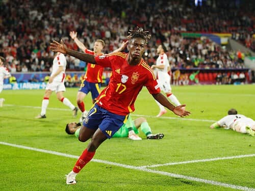 スペイン代表 ニコ・ウィリアムズ ユーロ2024 決勝モデル ユニフォーム