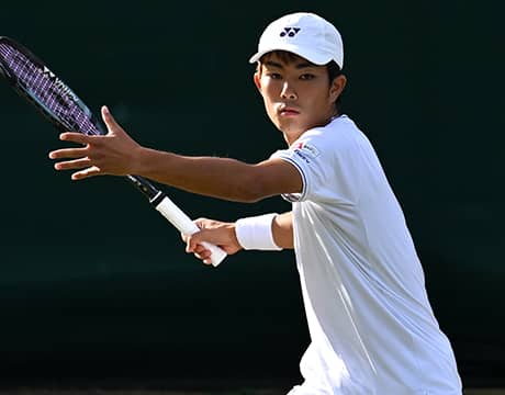 本田尚也 ウィンブルドンJrで8強 | テニス | スポーツブル