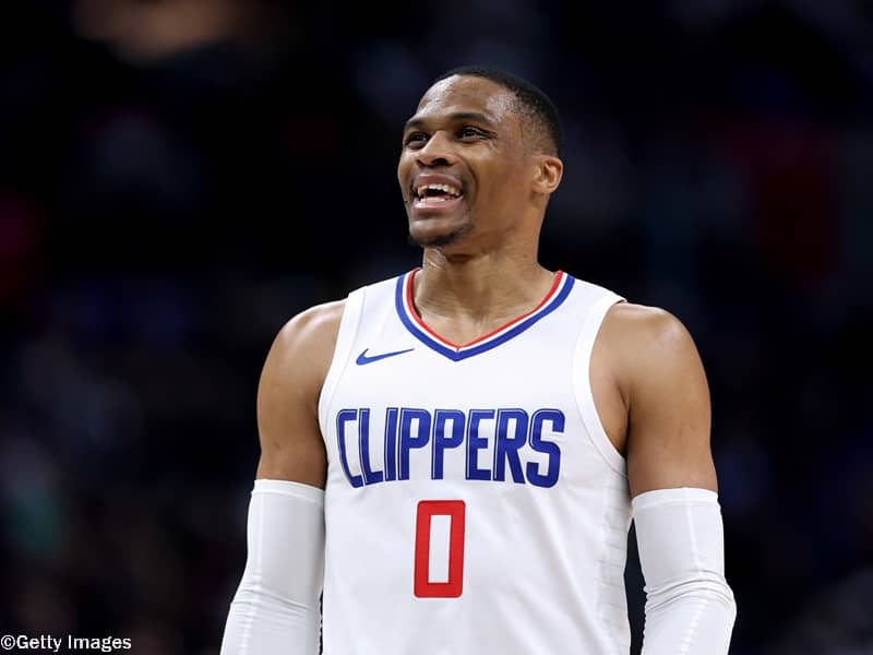 NBA ラッセル ウェストブルック ユニフォーム　Lサイズ　バスケット NBA ラッセル ウェストブルック ユニフォームLサイズバスケット
