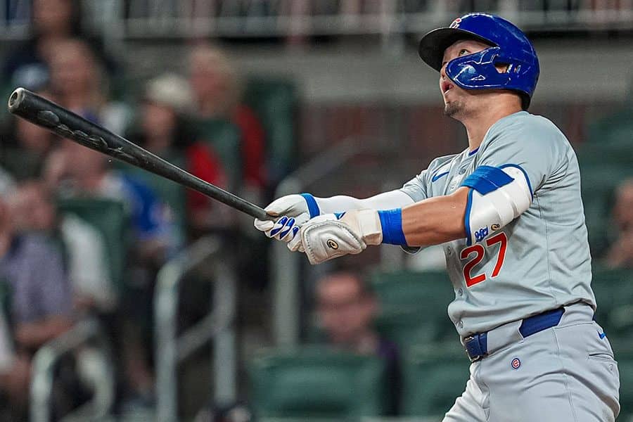 鈴木誠也、日本人右打者最多の49本塁打　3年で“城島健司超え”、敵地騒然の一発