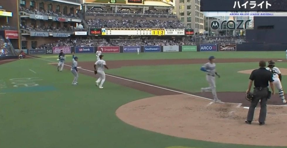 一体、何が起きた…？ 大谷翔平に“まさかのストップ”→本塁突入死… 物議を醸す\