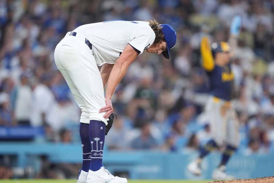 ド軍緊急事態、エース右腕離脱に「あああ…」　止まらぬ投手の離脱…衝撃の「10」