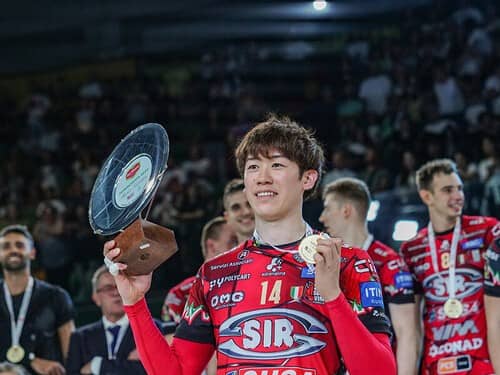 24-25 スーパーコッパ イタリア ユニフォーム 石川祐希 バレーボール イタリア セリエAセーフティペルージャ 2024-25