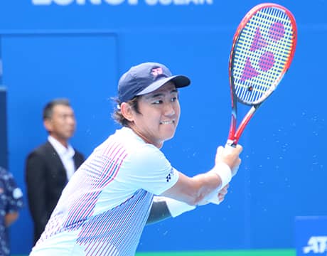 西岡良仁 リードも無念の負傷棄権