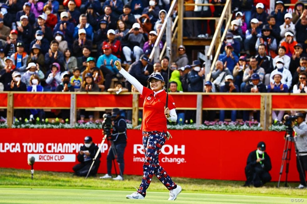 新女王との直接対決で逃げ切り 桑木志帆「竹田麗央ちゃんに勝てたことに価値がある」