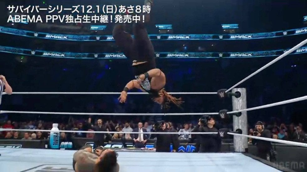 「強すぎ」超新星“巨漢”レスラーが元王者を完全封殺…圧巻の空中技炸裂でファン騒然「その身体で飛んで回れるのはチート」