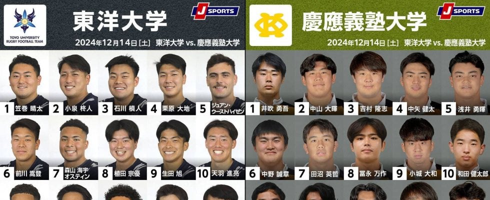 チームの歴史を変えたい東洋大。慶大は防御で対抗。互いのラグビー観がぶつかる80分。