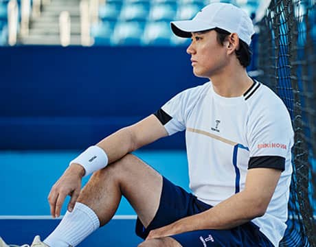 西岡良仁着用モデル　YONEX テニス　ゲームシャツ　激レア 西岡良仁着用モデル YONEX テニス ゲームシャツ 激レア 2025年