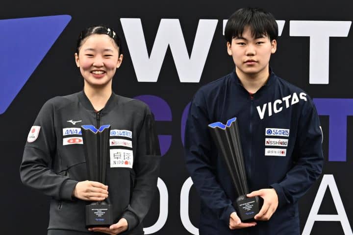 ドーハで“3冠”の卓球日本勢　混合ダブルス“10代ペア”に中国メディアが警戒心「新たなライバルとなる可能性も」
