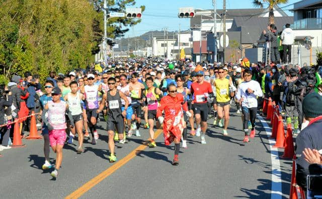 館山若潮マラソン、5400人駆ける　参加者、前年上回る