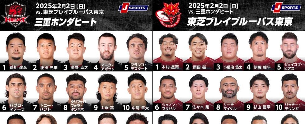 昨季は大接戦。7位の三重ホンダヒートが、鈴鹿で2位東芝ブレイブルーパス東京を迎え撃つ