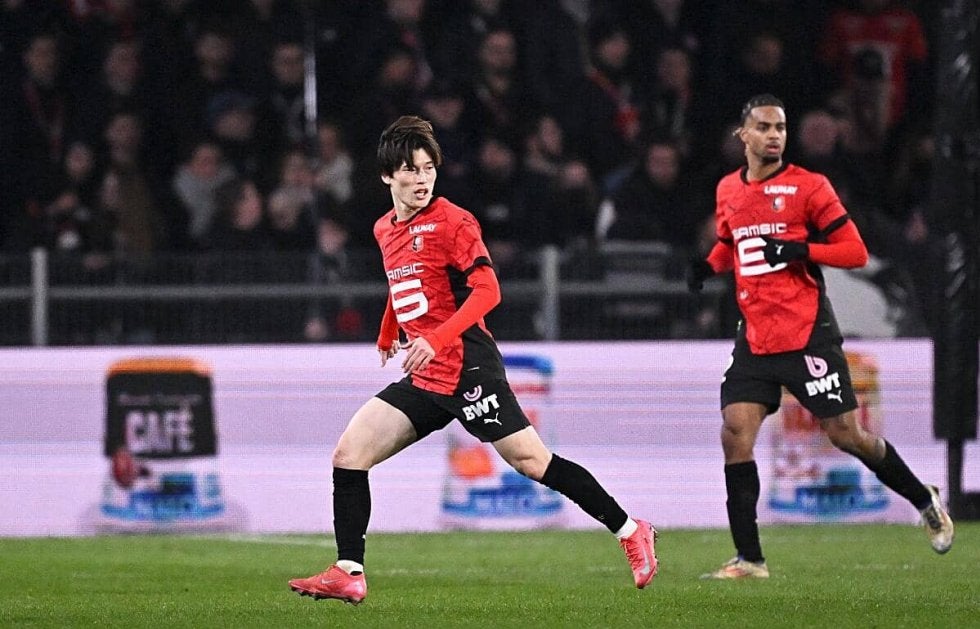 古橋亨梧が途中出場も10人のレンヌは2失点でリールに完敗…【リーグ・アン】