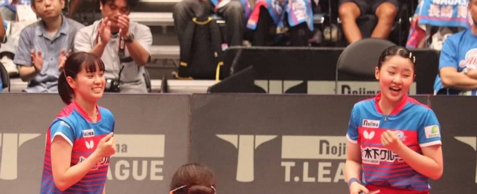 長﨑美柚が2点起用で張本美和と今季4度目のダブルス結成　平野美宇、木原美悠が揃ったKA神奈川が九州にリベンジなるか【Tリーグ】