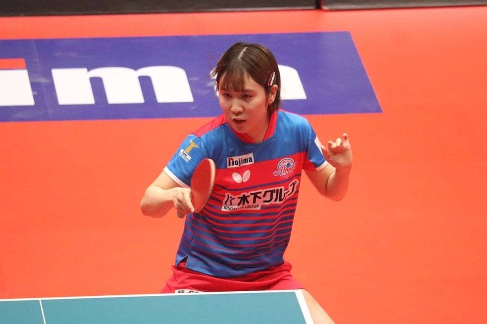 KA神奈川が16勝目でプレーオフ進出確定 平野美宇がカットマンの