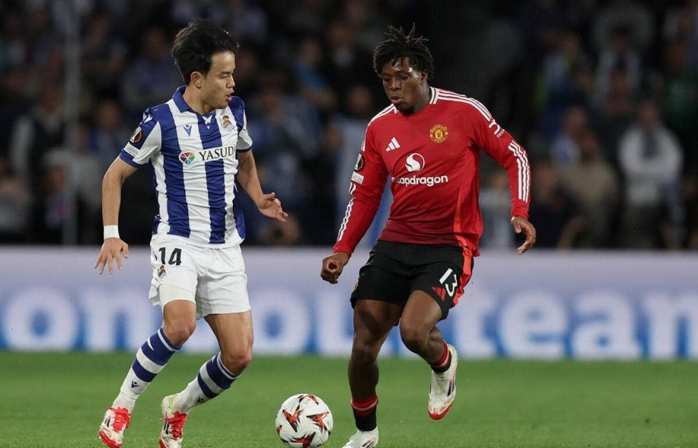 「決して諦めない」久保建英はPKに繋がるCK、ユナイテッド相手に苦戦も「粘り強さは注目に値する」