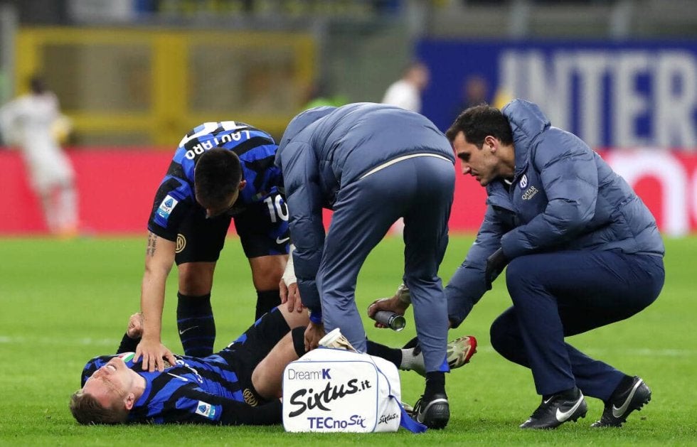 インテルに痛手…モンツァ戦で投入からわずか1分で負傷のジエリンスキが1カ月半に離脱に