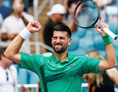 ジョコ 単独最多の新記録樹立「光栄」