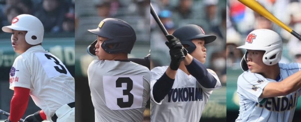 センバツ4強の打撃力をデータでランキング！打率、打点、盗塁、犠打のトップは？【25年センバツ】





