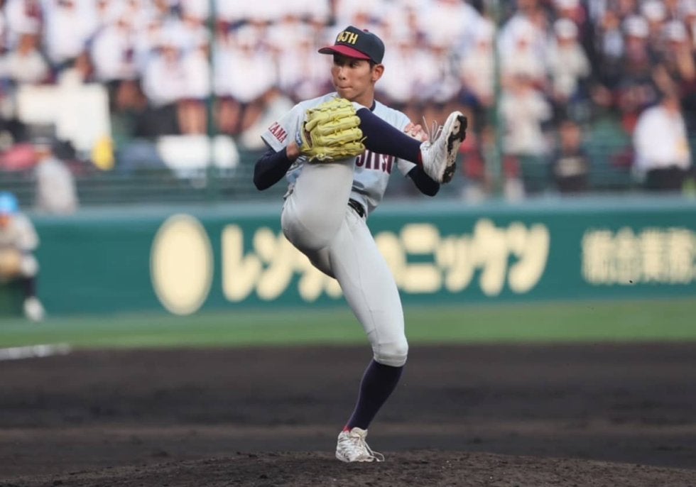 浦和実の変則左腕が今大会初失点…初回に連続タイムリー許し無失点記録は18でストップ【センバツ】