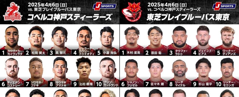 決定力あるチーム同士の戦い。 神戸スティーラーズ、地元神戸で首位・ブレイブルーパス東京に挑む