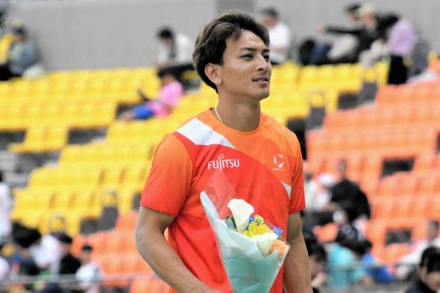 男子走り幅跳びは橋岡優輝が大会新で制覇　兵庫リレーカーニバル