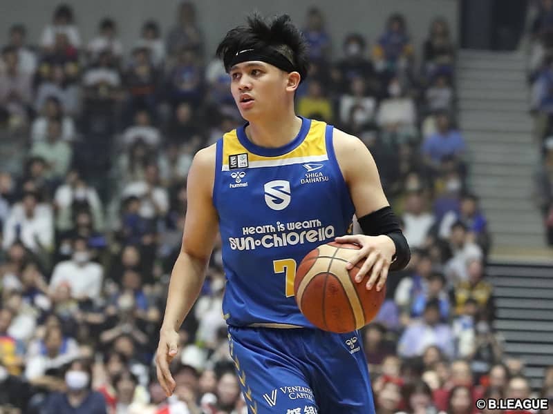 滋賀の游艾喆が左もも痛め全治3週間の負傷離脱⋯大卒1年目PG、今季残り試合は欠場か