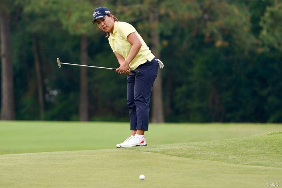 「終わったな」から起死回生バーディ 畑岡奈紗が薄氷踏む予選通過